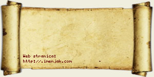 Isidora Hrnjaković vizit kartica